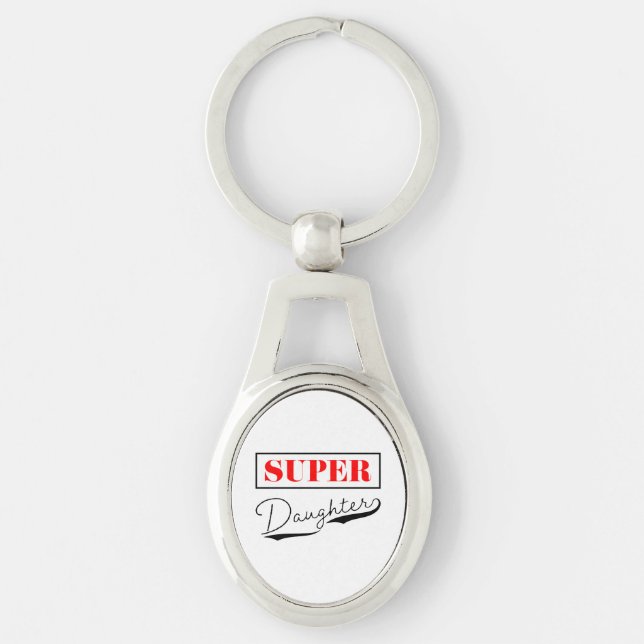 Super Daughter Key Ring (Front)