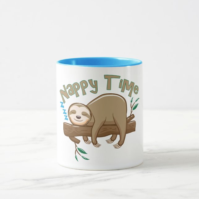 Super Delightful Baby Sloth Mug (Center)