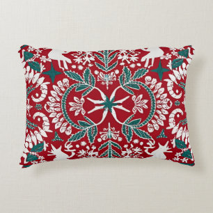 Super Detailed Nordic Embroidered Throw Pillow