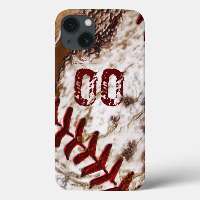 Super Dirty Baseball iPhone 6 Cases JERSEY NUMBER (Back)