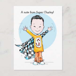 Super Duper Boy post card