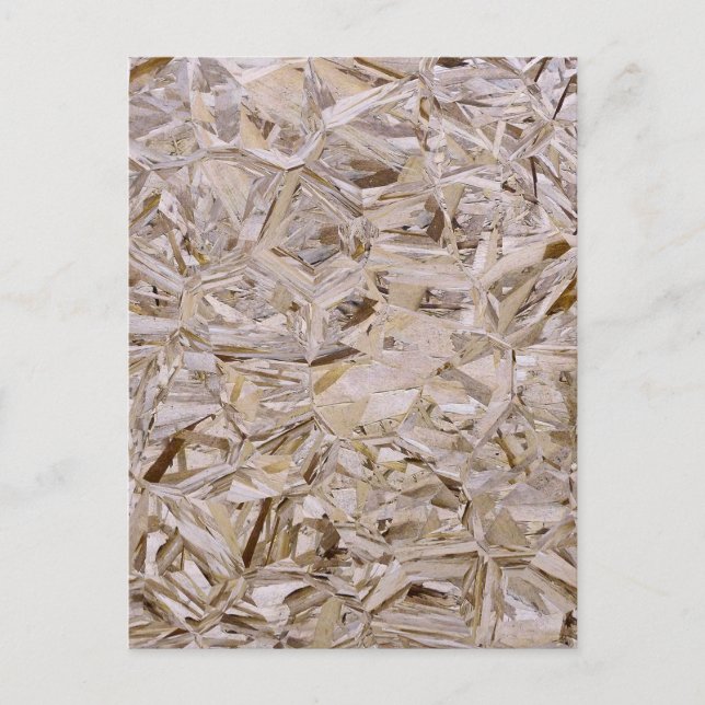 Super Duper Cool OSB Construction Plywood Print Postcard (Front)