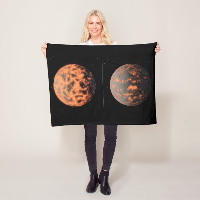 Super-Earth 55 Cancri E Fleece Blanket (In Situ)