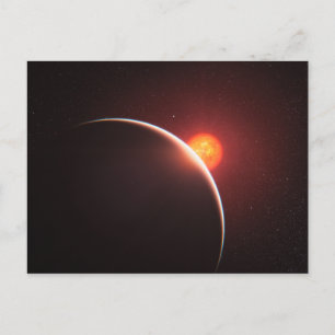 Super-Earth Exoplanet Space Art Postcard