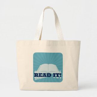 Super Easy Instant Book Promotion Large Tote Bag