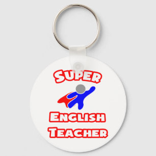 Super English Teacher Key Ring