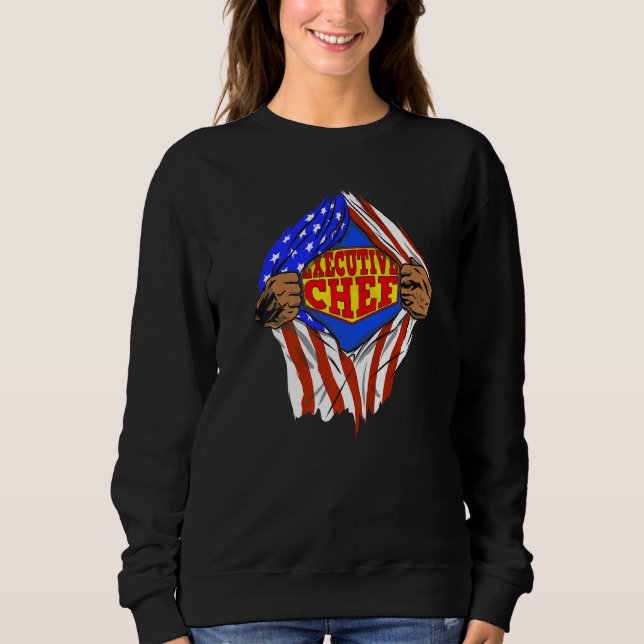 Super Executive Chef Hero Job Sweatshirt (Front)