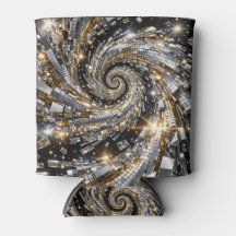 Super Flasher Spiral Or & Argent