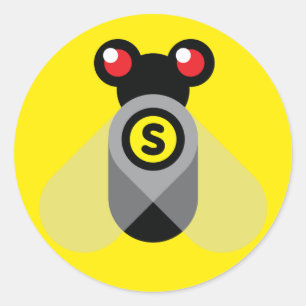 Super Fly Classic Round Sticker