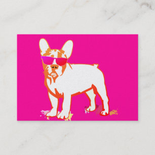 Super Frenchie Bulldog Business Card