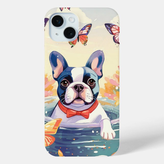 Super Frenchie Bulldog Case-Mate iPhone Case (Back)