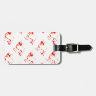 Super Frenchie Bulldog Luggage Tag