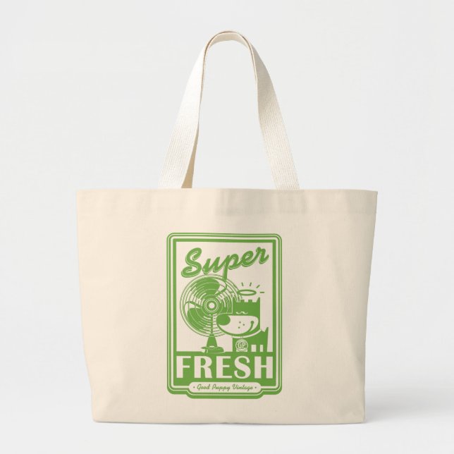 SUPER FRESH LARGE TOTE BAG (Front)