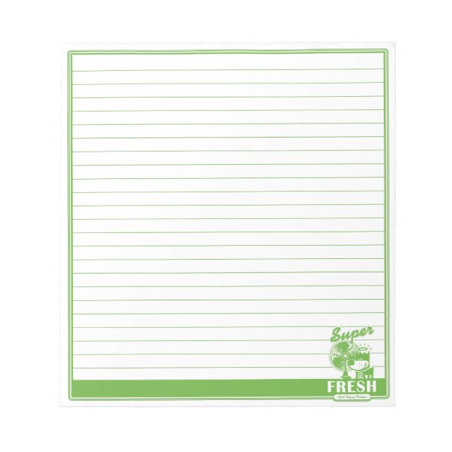 SUPER FRESH NOTEPAD (Front)