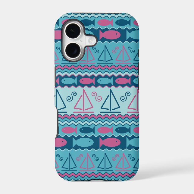 Super Fun Fish And Sailboat Pattern (Back)