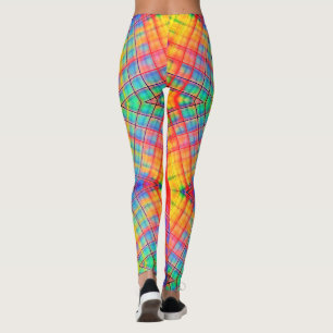 Super Funky Abstract Rainbow Leggings