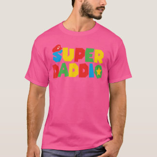 Super Gamer Dad Unleashed Celebrating Fatherly Pow T-Shirt