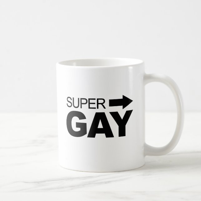 Super Gay (2) Coffee Mug (Right)