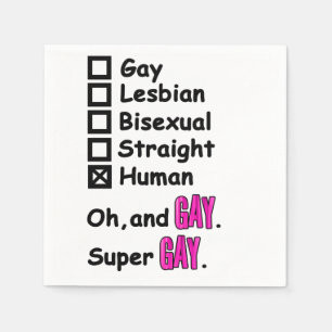 Super Gay Napkin
