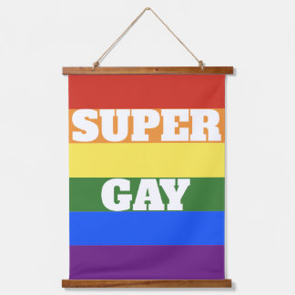Super Gay Pride Flag Wall Hanging Hanging Tapestry