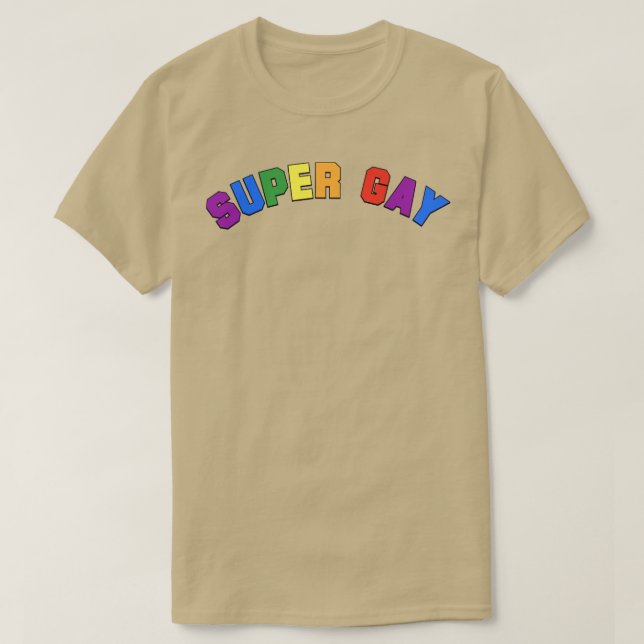Super Gay T-Shirt (Design Front)