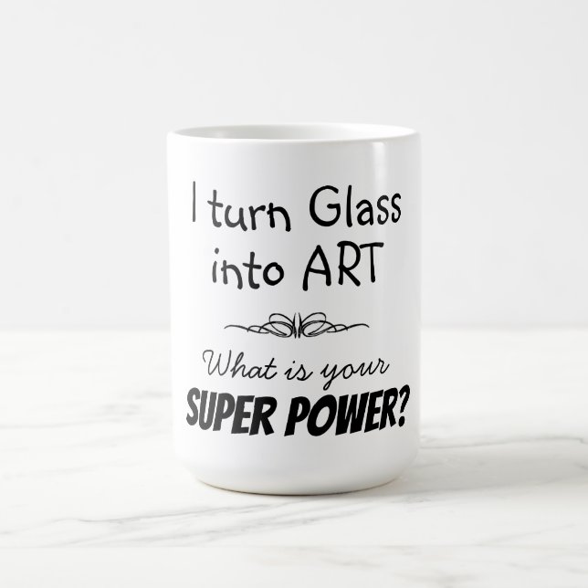 Super Glass Artist Mug (Center)