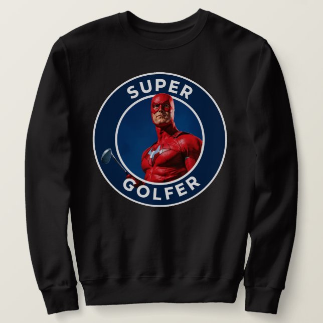 Super Golfer Sweatshirt (Design Front)