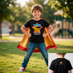 Super Grad Logo-On Dark-Personalise Name and Year T-Shirt