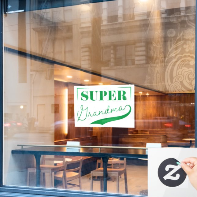 Super Grandma (Cafe Window)