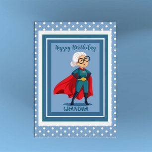Super Grandma Birthday Card