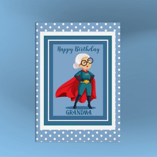 Super Grandma Birthday Card (Creator Uploaded)