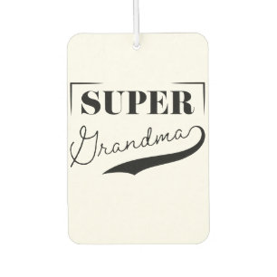 Super Grandma Car Air Freshener