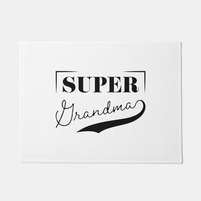 Super Grandma Doormat (Front)