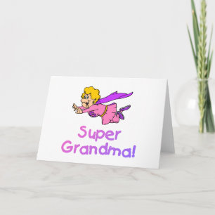 Super Grandma (Flying) Holiday Card