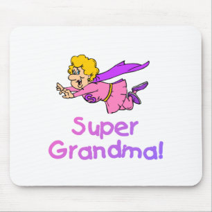 Super Grandma (Flying) Mouse Pad