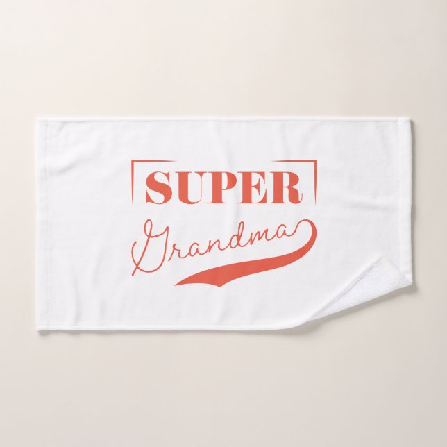 Super Grandma Hand Towel (Hand Towel)