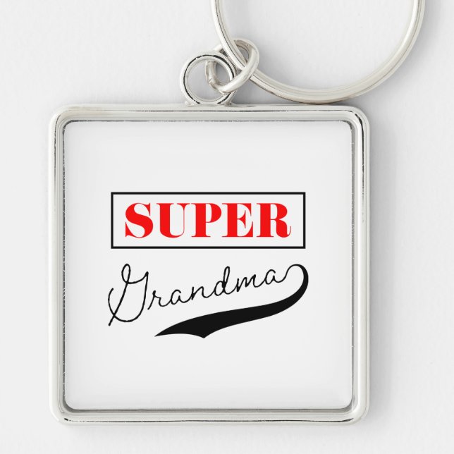Super Grandma Key Ring (Front)