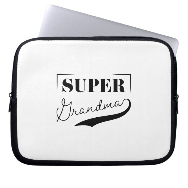 Super Grandma Laptop Sleeve (Front)