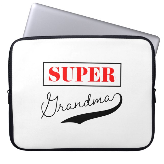 Super Grandma Laptop Sleeve (Front)