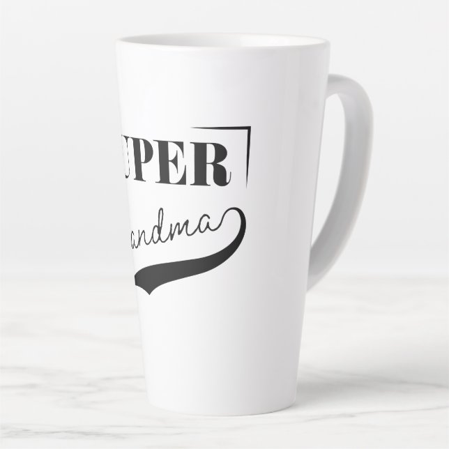 Super Grandma Latte Mug (Right Angle)
