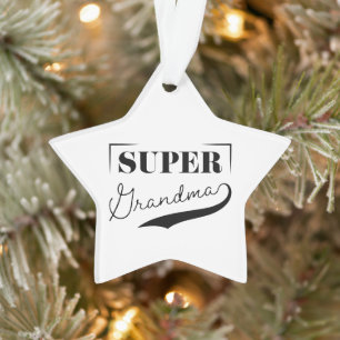 Super Grandma Ornament