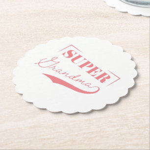 Super Grandma Paper Coaster