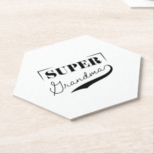 Super Grandma Paper Coaster