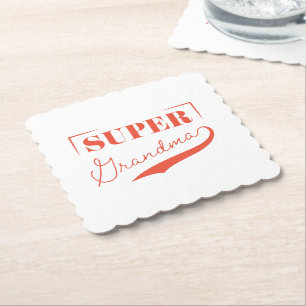 Super Grandma Paper Coaster