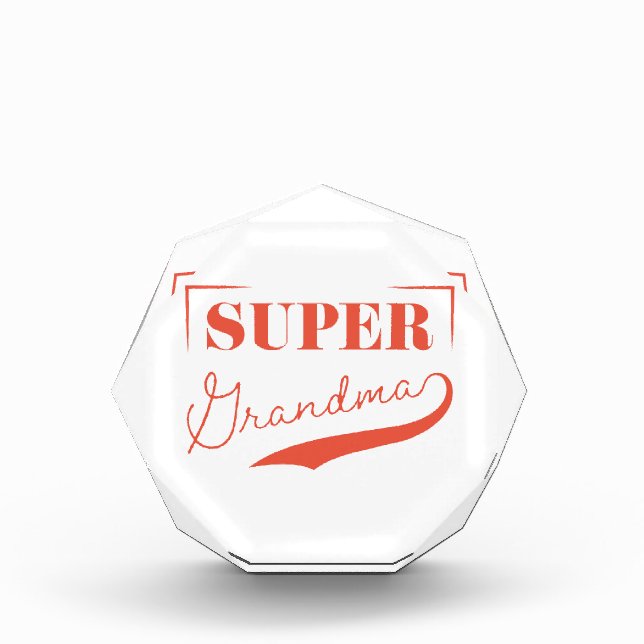 Super Grandma Photo Block (Front)