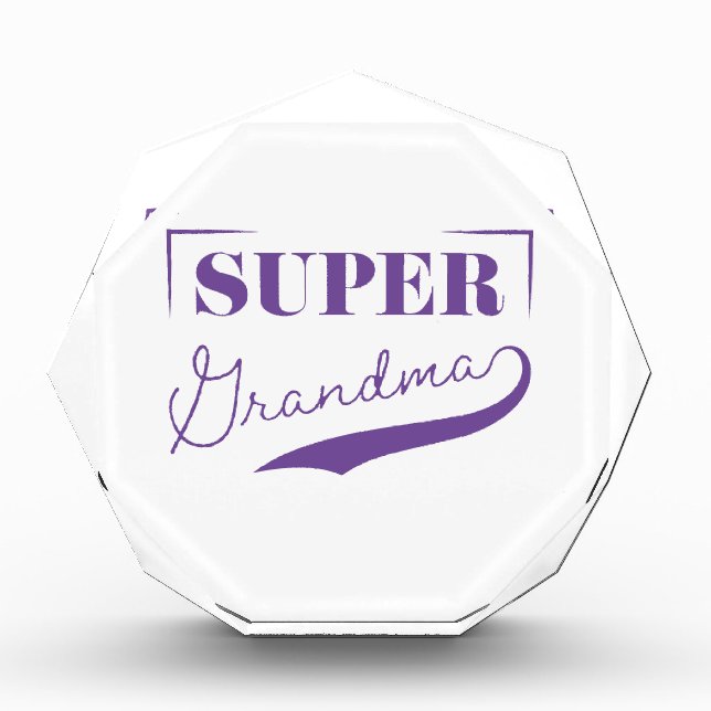 Super Grandma Photo Block (Front)