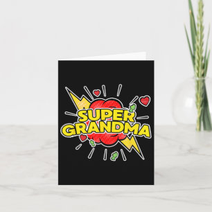 Super Grandma Superhero - Grandma Mother's Day  Card
