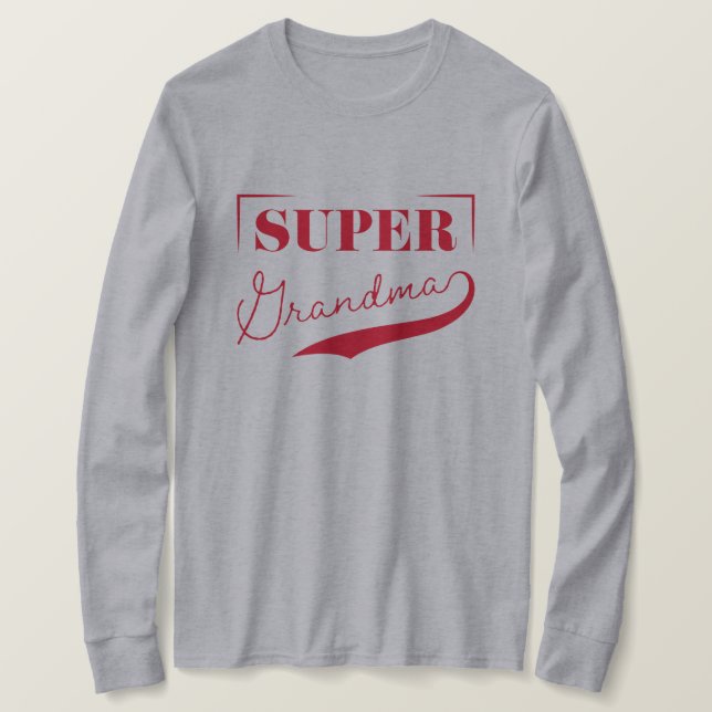 Super Grandma T-Shirt (Design Front)