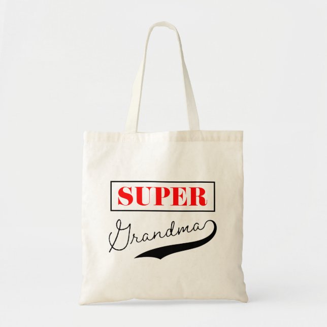 Super Grandma Tote Bag (Front)