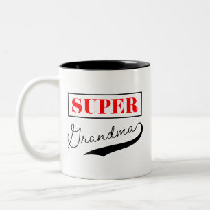 Super Grandma Two-Tone Coffee Mug